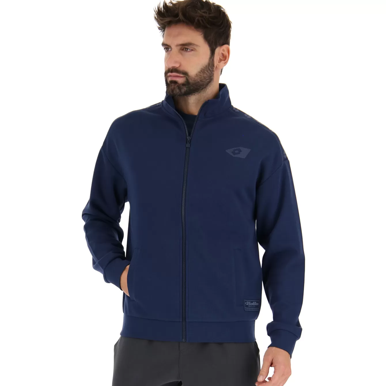 Man Lotto Athletica Due Vi Sweat Fz