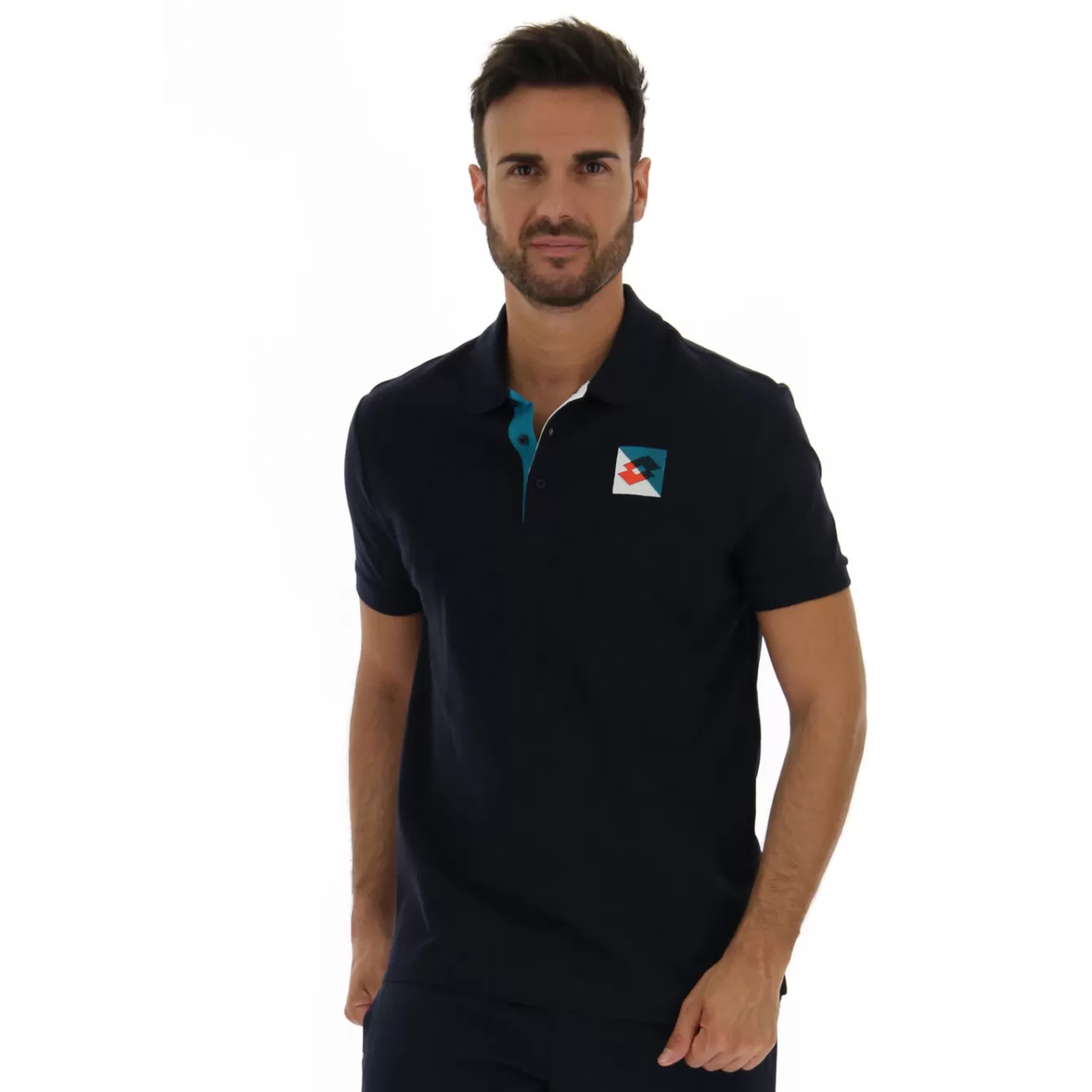 Man Lotto Athletica Optical Polo Pq