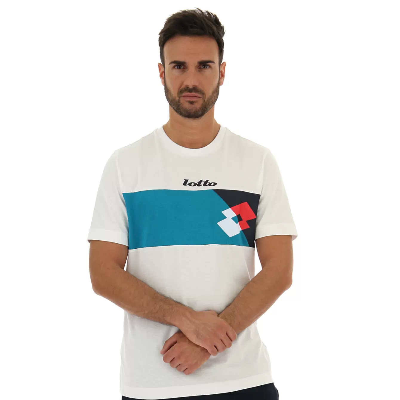 Man Lotto Athletica Optical Tee Js