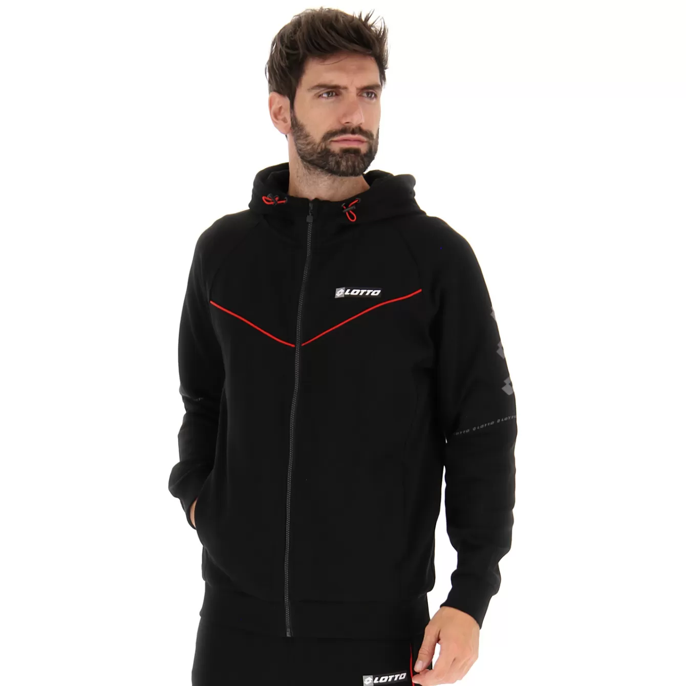 Man Lotto Logo Viii Sweat Fz Hd