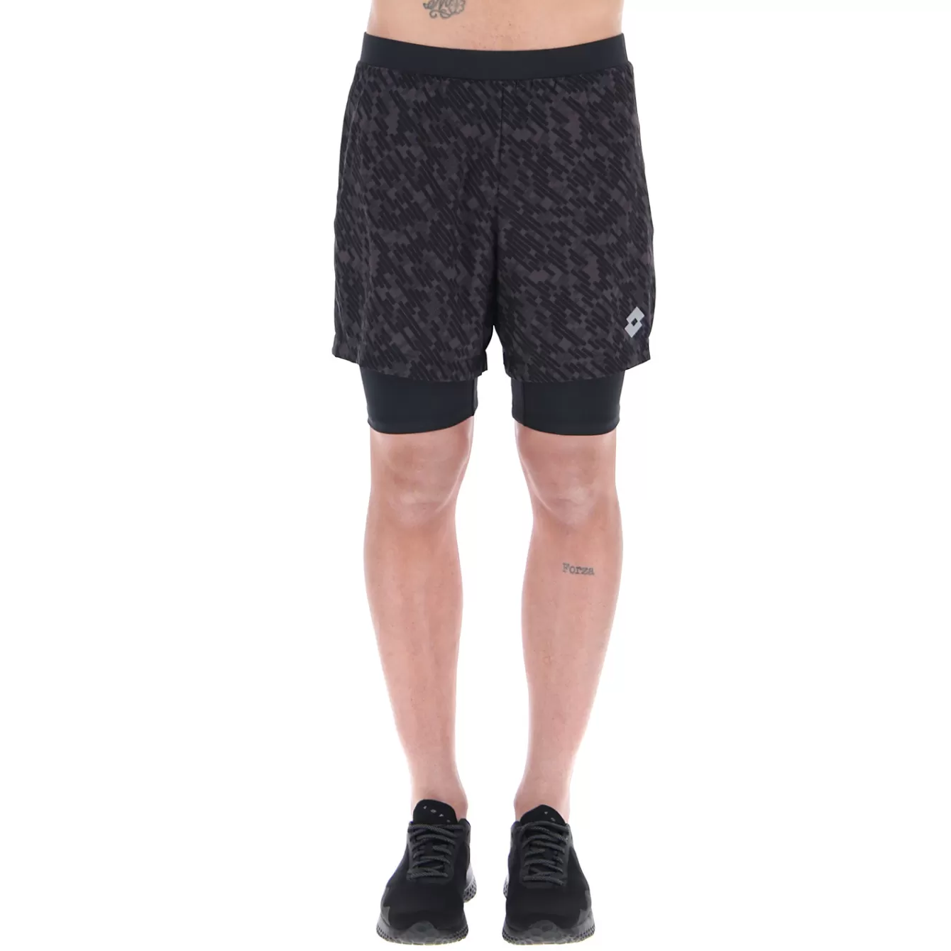 Man Lotto Run&Fit Short Prt Pl