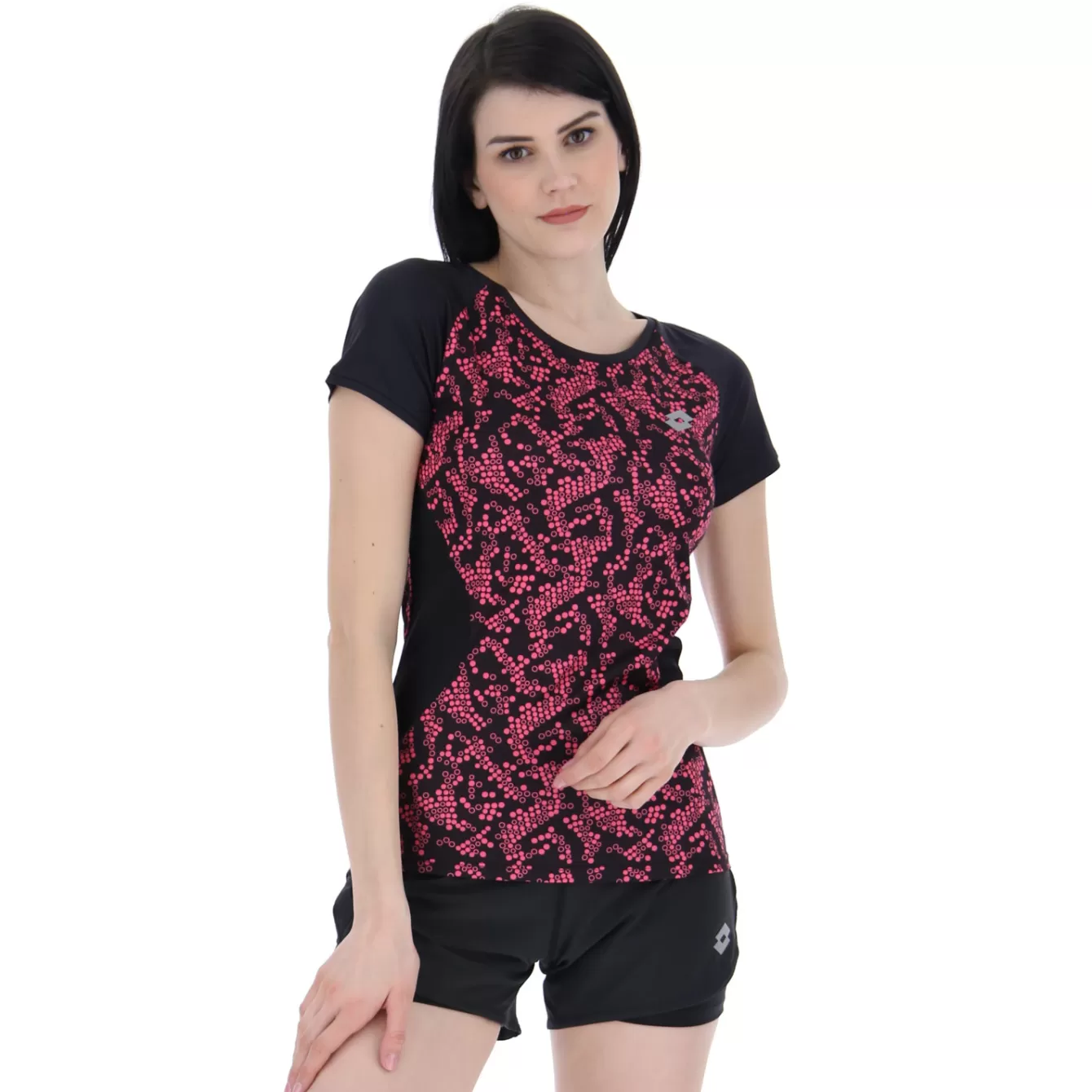 Woman Lotto Run&Fit W Tee Prt4 Pl