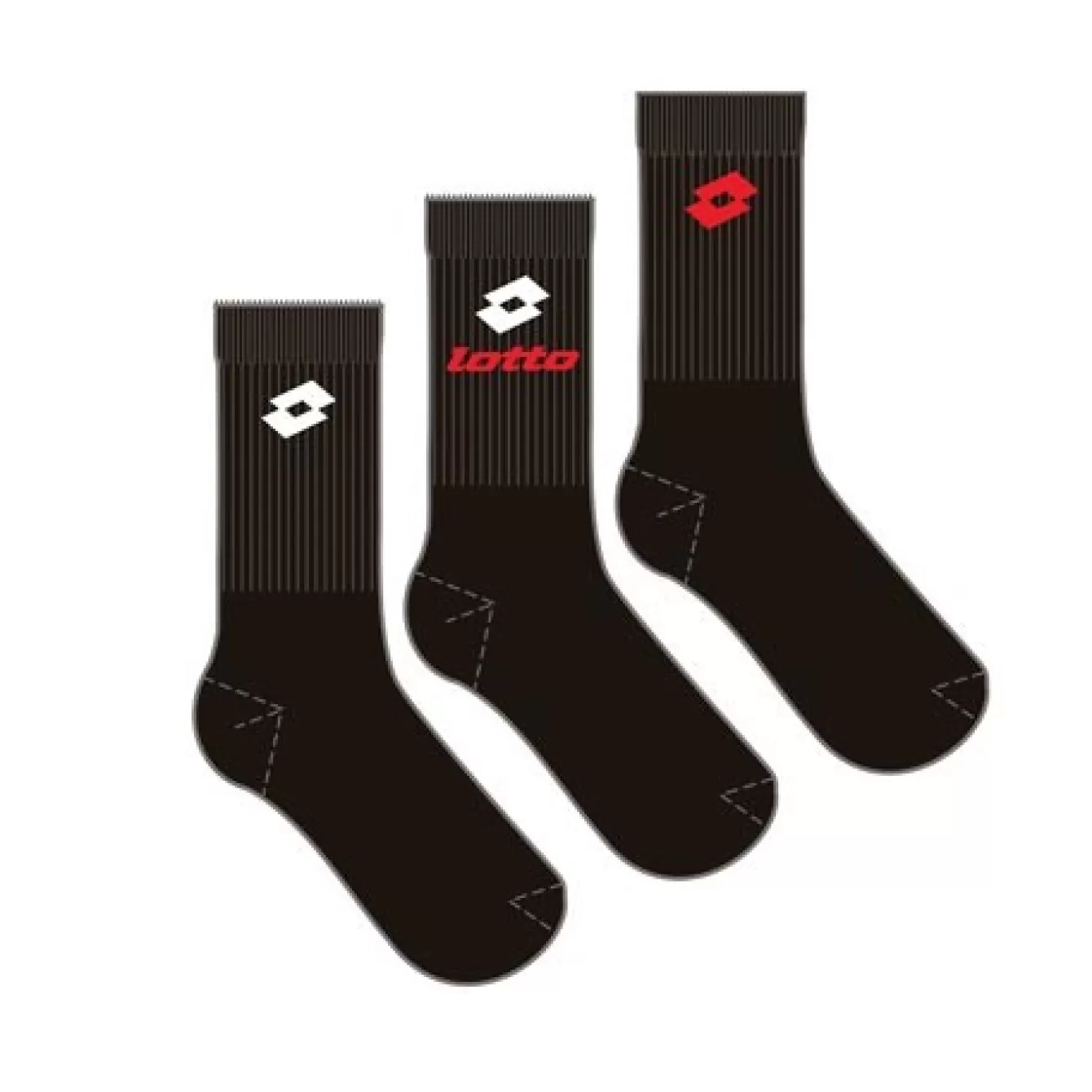 Lotto Sock Quarter - Pk3Prs