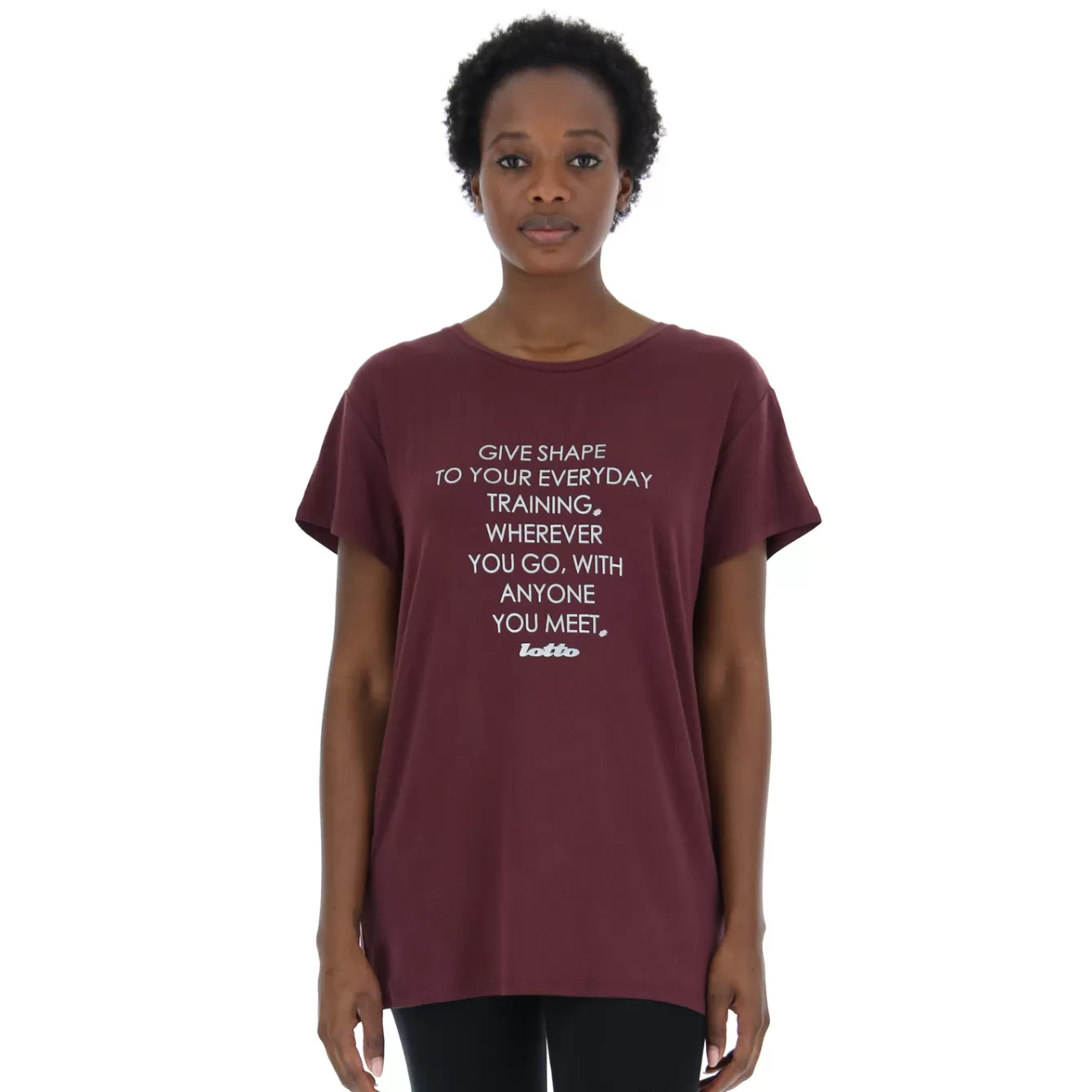 Woman Lotto Tee Text W Vi