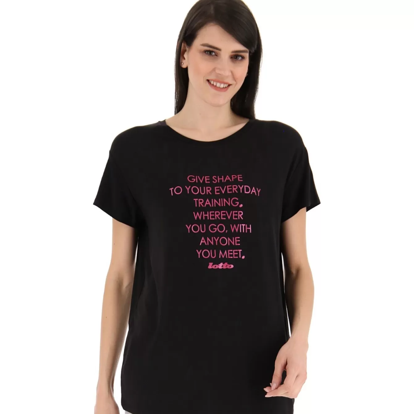 Woman Lotto Tee Text W Vi