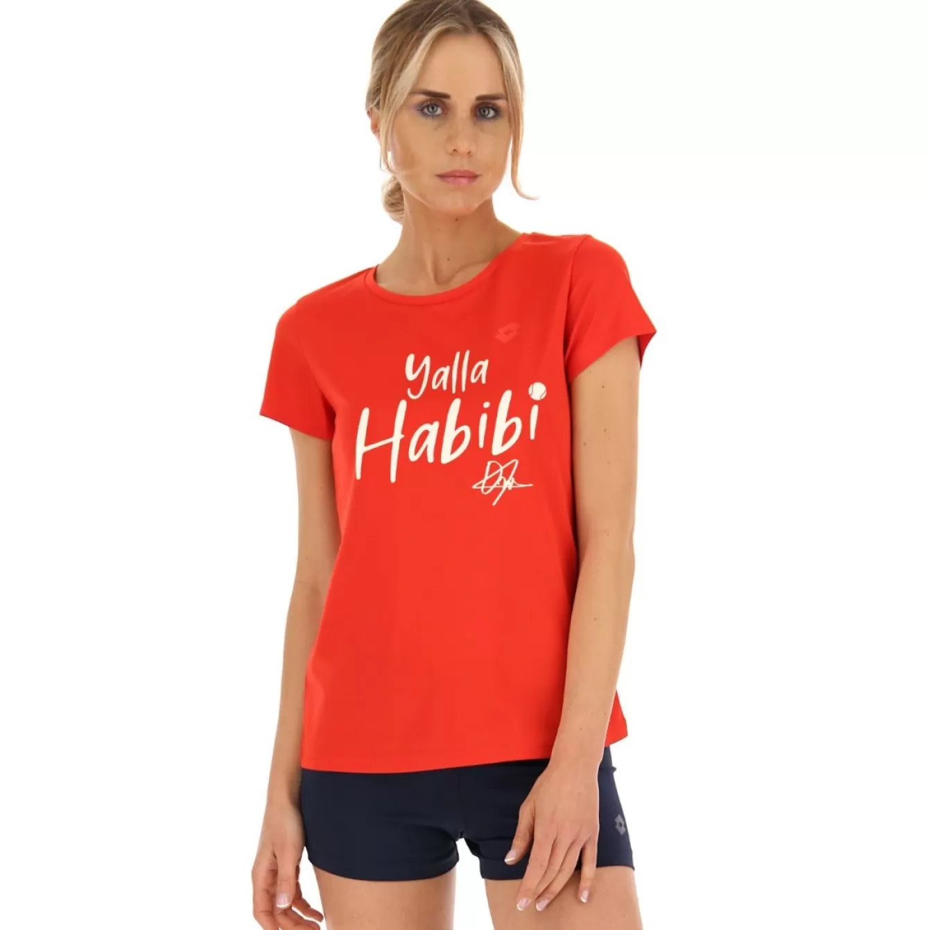 Woman Lotto Yalla Habibi Jabeur W Tee Red